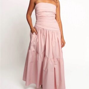 Petal & Pup Womens Blanche Strapless Maxi Dress Size XS *Flaws